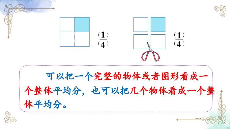 三年级数学上册第八单元第一课时 认识整体的几分之几课件PPT第7页