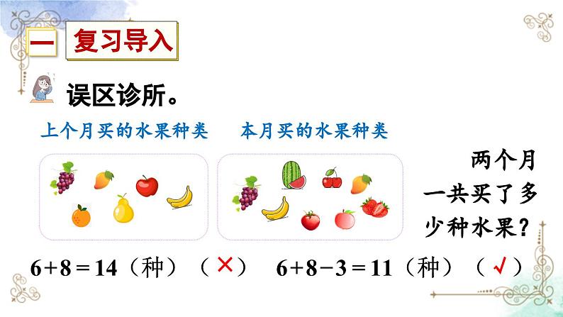 三年级数学上册第十单元总复习第六课时 集合课件PPT第2页