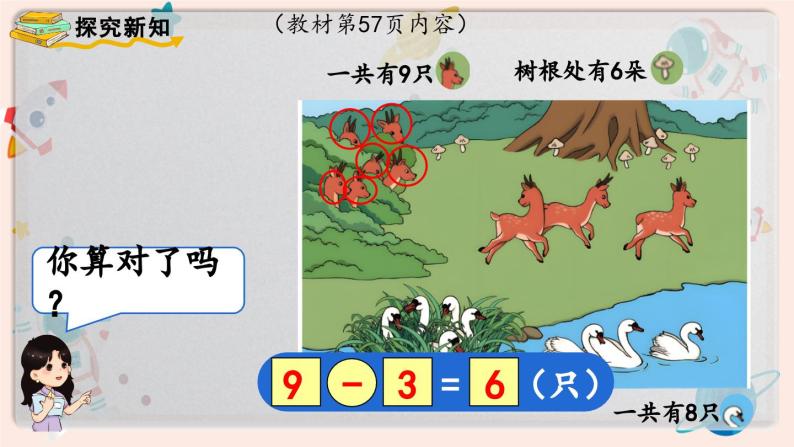 【最新教材插图】人教版小学一年级数学上册第五单元第六课时《解决问题》精品课件05