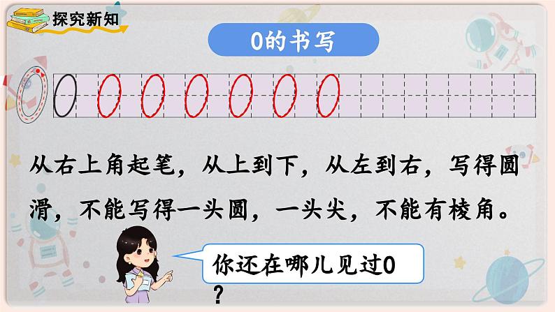 【最新教材插图】人教版小学一年级数学上册第三单元第七课时《0的认识和有关0的加减法》精品课件第5页