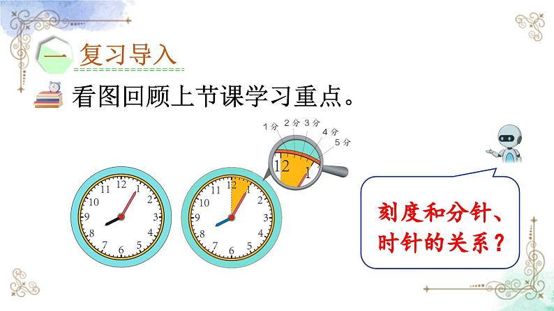 2023年新人教版二年级数学精品同步课件第七单元元第2课时 用几时几分表示时间第2页