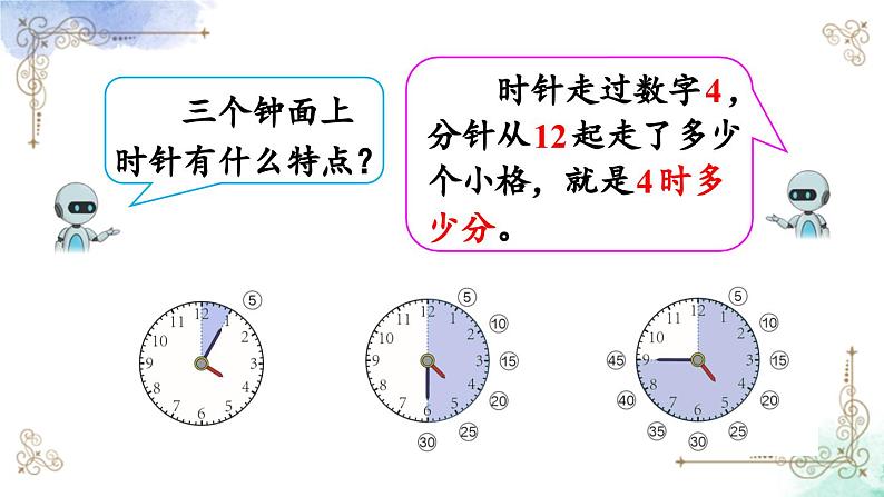 2023年新人教版二年级数学精品同步课件第七单元元第2课时 用几时几分表示时间第4页