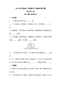 小学数学人教版六年级上册2 圆的周长优秀第2课时练习