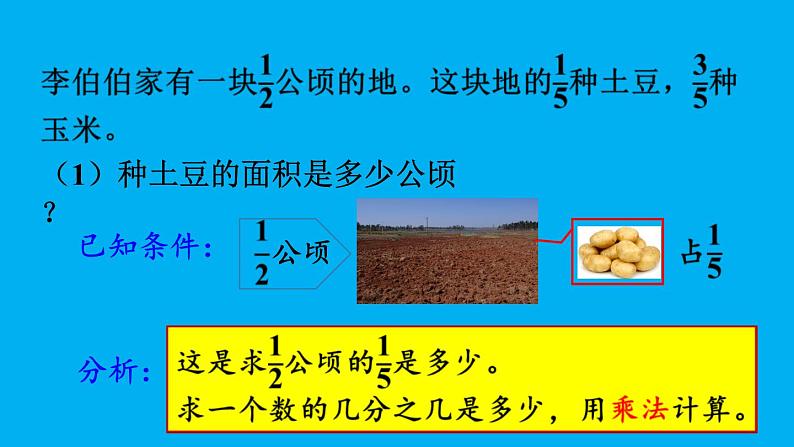 小学数学人教版六年级上册1.3 分数乘分数的计算方法教学课件（2023秋）第6页