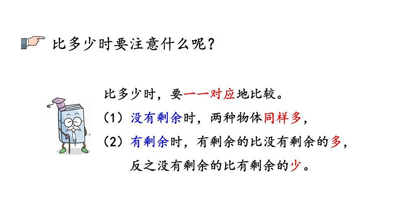 小学数学人教版一年级上册1.3 练习一教学课件（2023秋）第5页