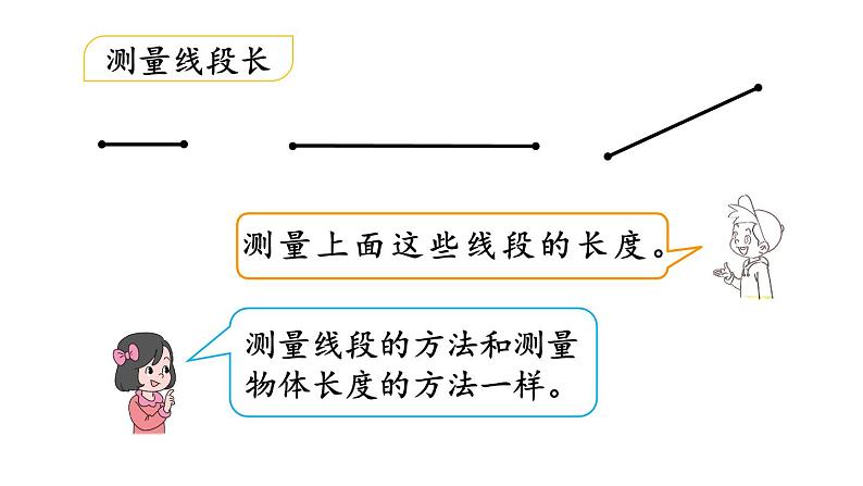 小学数学人教版二年级上册1.3 认识线段及画法教学课件（2023秋新版）第6页