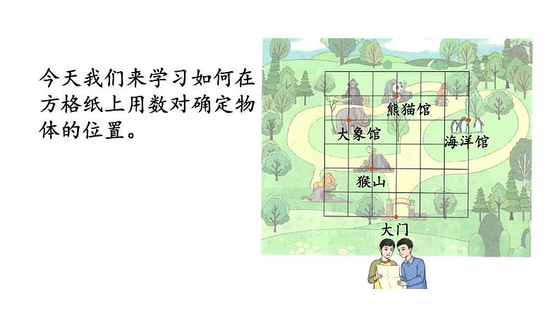 小学数学人教版五年级上册2.2 在方格纸上用数对确定物体的位置教学课件（2023秋新版）03