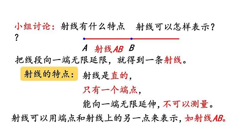 小学数学人教版四年级上册3.1 认识线段、直线、射线、角教学课件（2023秋新版）05