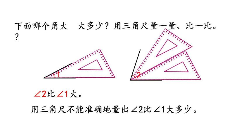 小学数学人教版四年级上册3.2 角的度量教学课件（2023秋新版）02