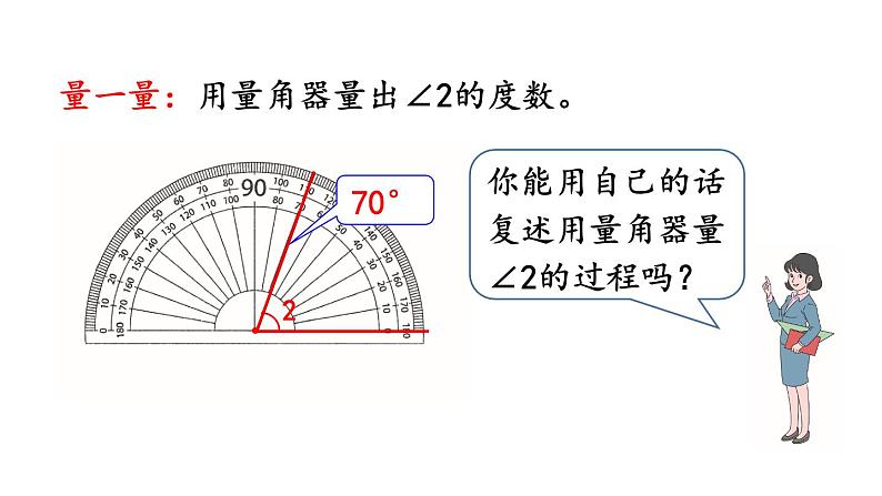 小学数学人教版四年级上册3.2 角的度量教学课件（2023秋新版）06