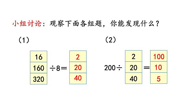 小学数学人教版四年级上册6.2.11 商不变的规律教学课件（2023秋新版）03