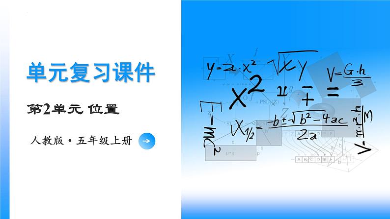 【期中复习】人教版数学五年级上册-第二单元《位置》单元复习课件第1页