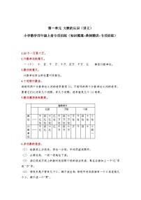 【期中专项卷】北师大版数学四年级上册--第一单元《大数的认识》应用题专项讲义（含答案）