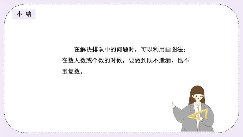 奥数二年级上册 第9讲：排队中的学问 课件+教案06