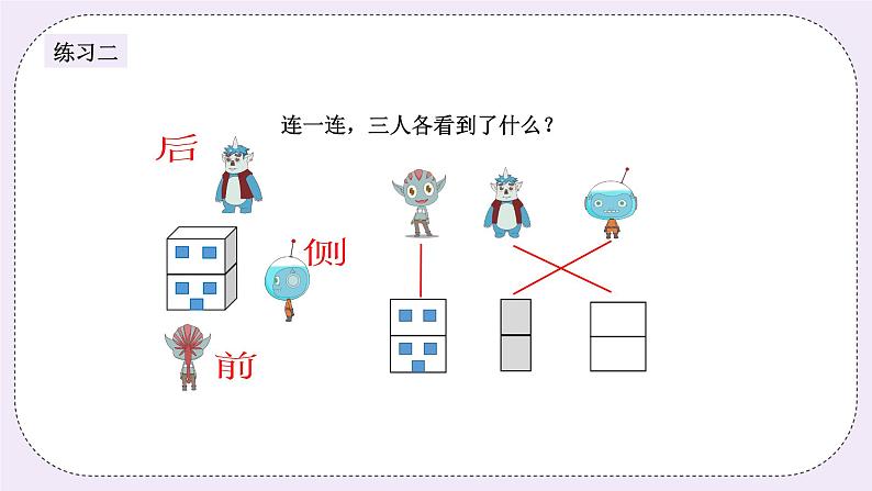奥数二年级上册 第11讲：观察物体 课件第6页