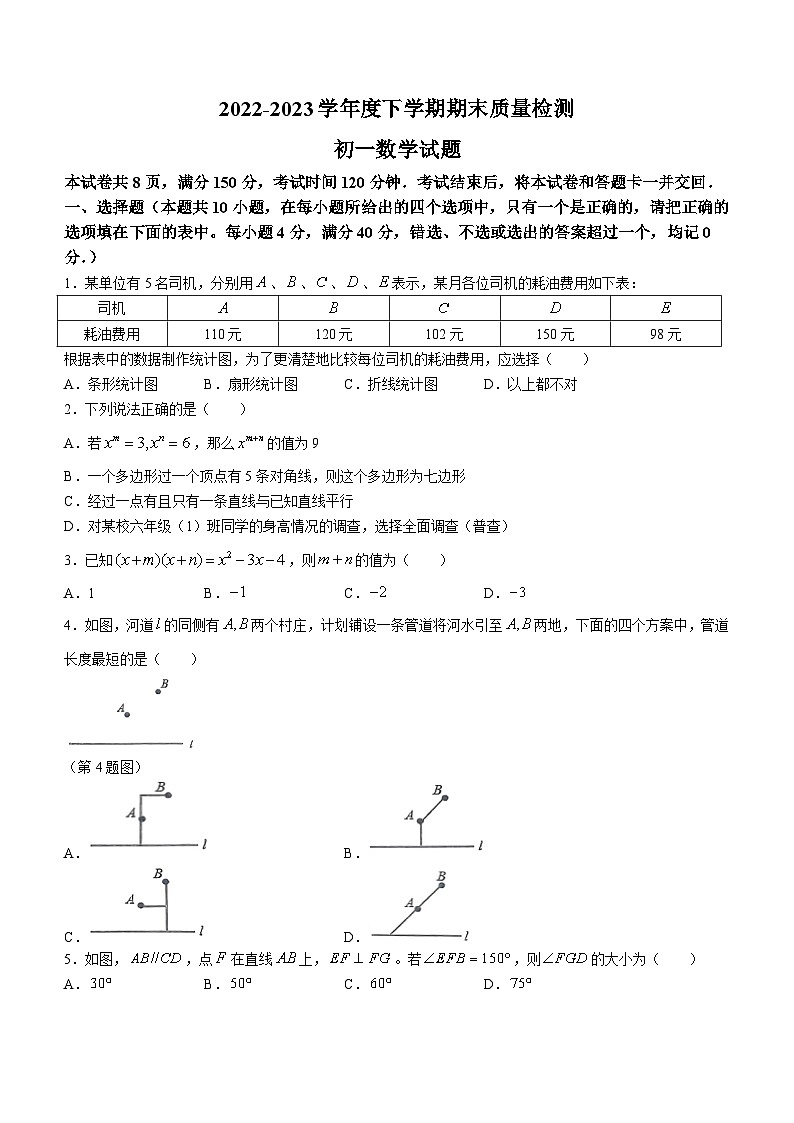 山东省淄博市临淄区2022-2023学年六年级下学期期末数学试题01