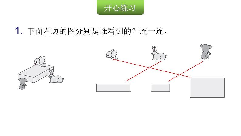 人教版小学二年级数学上册第五单元观察物体 （一）第二课时观察物体（2)教学课件03