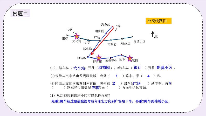 奥数三年级下册秋季课程 第7讲《方向与位置》课件第7页