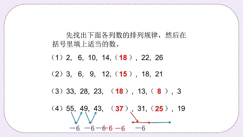 奥数四年级下册秋季课程 第14讲《寻找规律》课件+教案08