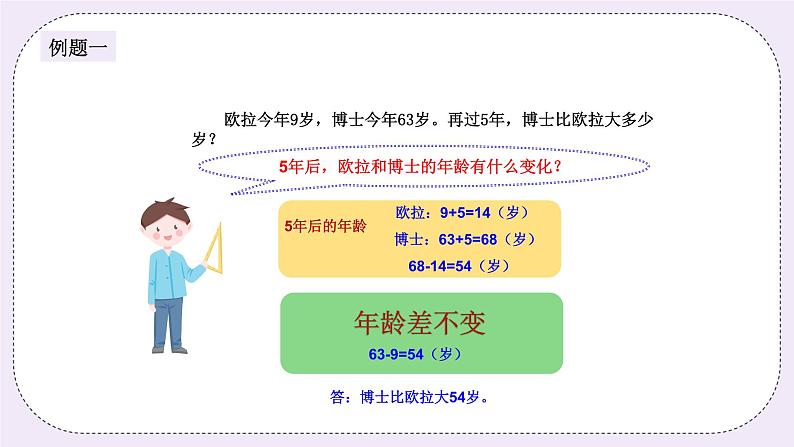 奥数二年级下册 第8讲：年龄问题 课件+教案+作业03