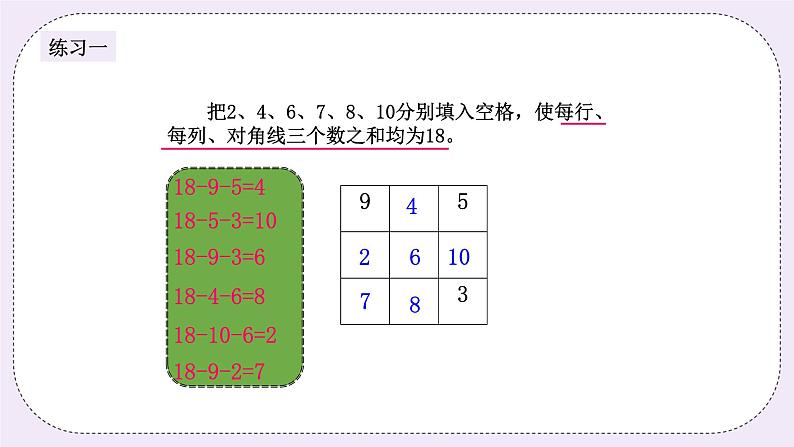 奥数三年级下册 第9讲：巧填数阵 课件+教案+作业04