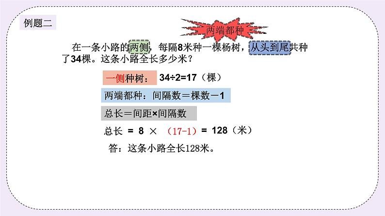 奥数三年级下册 第14讲：植树问题（二） 课件+教案+作业05