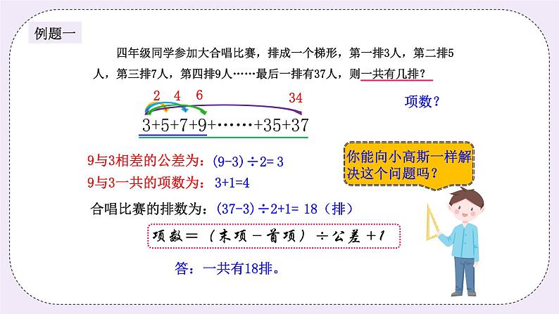 奥数四年级下册 第8讲：巧妙求和 课件第4页