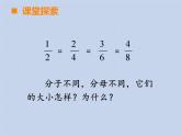 西師大版五年級(jí)下冊(cè)第二單元《分?jǐn)?shù)基本性質(zhì)1》課件