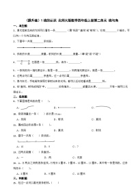 小学数学1 线的认识复习练习题