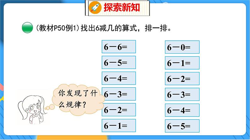 第3单元 14 做个减法表 北师数学1年级上【教学课件】第4页