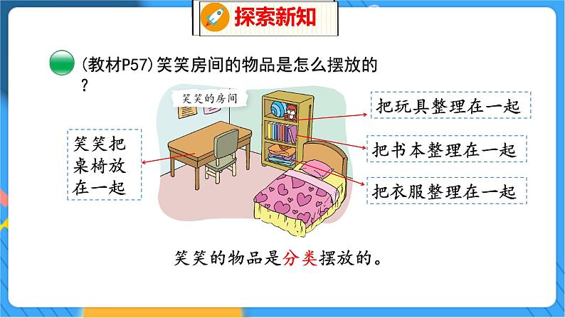 第4单元 1 整理房间 北师数学1年级上【教学课件】第5页