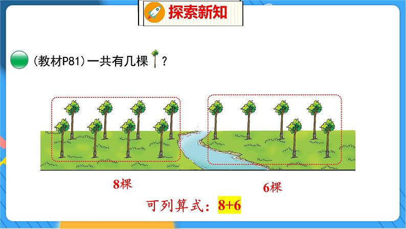 第7单元 5 有几棵树 北师数学1年级上【教学课件】04