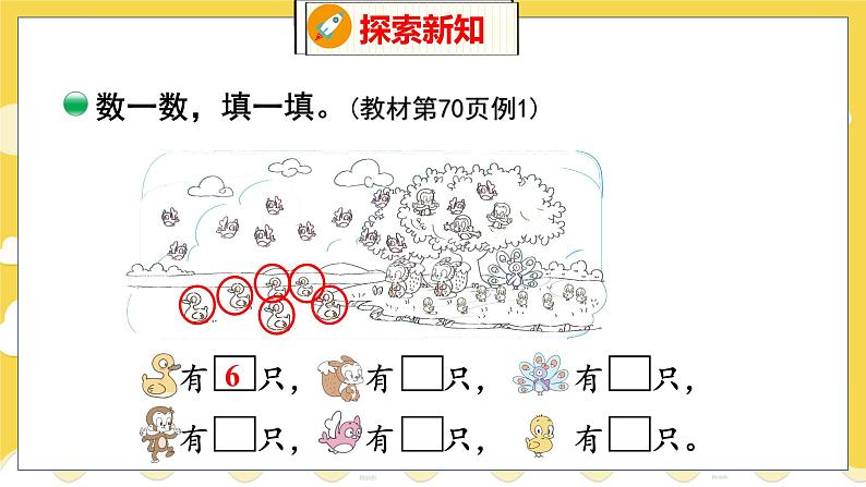 第7单元 6快乐的动物 北师数学2年级上【教学课件】05