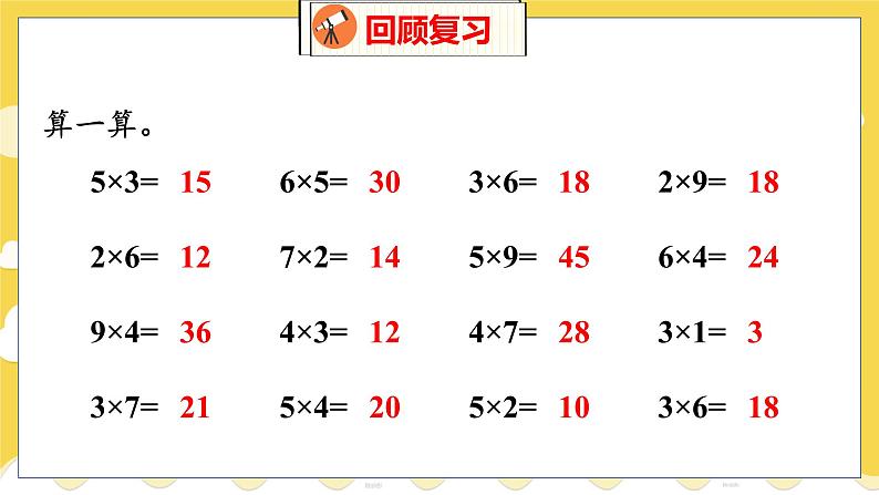 整理与复习 整理与复习(2) 北师数学2年级上【教学课件】03