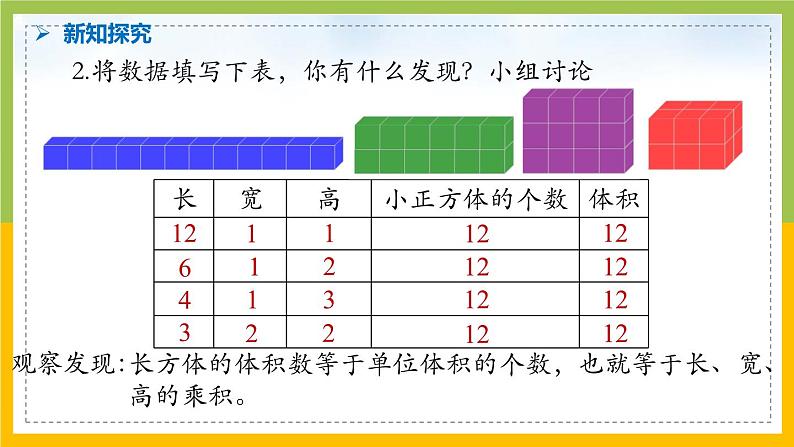 南京力学小学苏教版6年级数学上册第1单元第7课《长方体和正方体的体积计算（1）》课件第8页