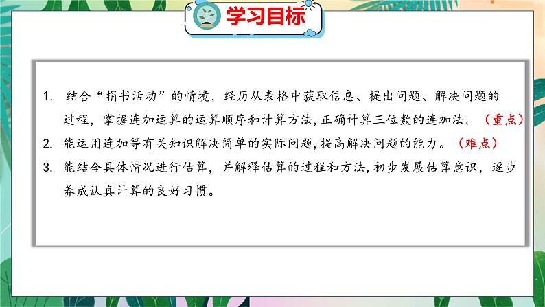 第3单元 1  捐书活动 北师数学3年级上【教学课件】02