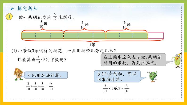 南京力学小学苏教版6年级数学上册第2单元第1课《分数与整数相乘》课件第4页