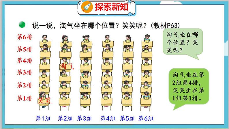 第五单元  第二课时  确定位置 北师数学4年级上【教学课件】08