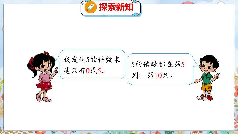 第3单元 2  探索活动：2,5的倍数的特征 北师数学5年级上【教学课件】06