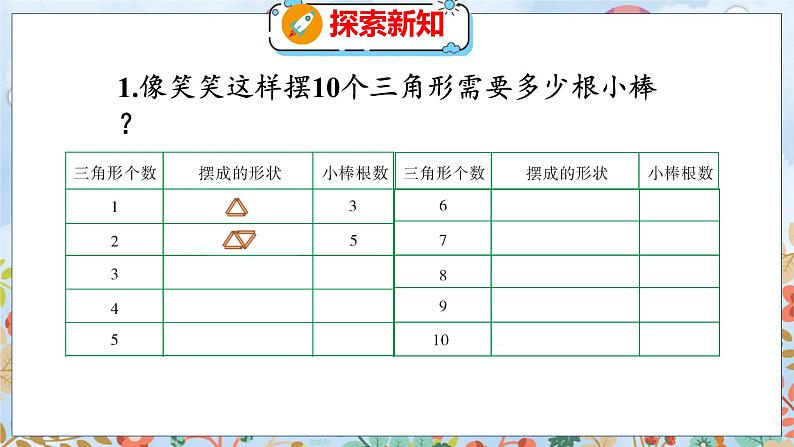 数学好玩 2  图形中的规律 北师数学5年级上【教学课件】08