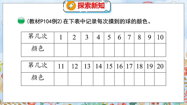 第7单元 2  摸球游戏 北师数学5年级上【教学课件】08