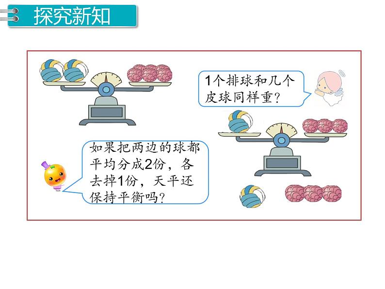 人教版数学五年级上册第5单元 简易方程 第6课时 等式的性质课件07