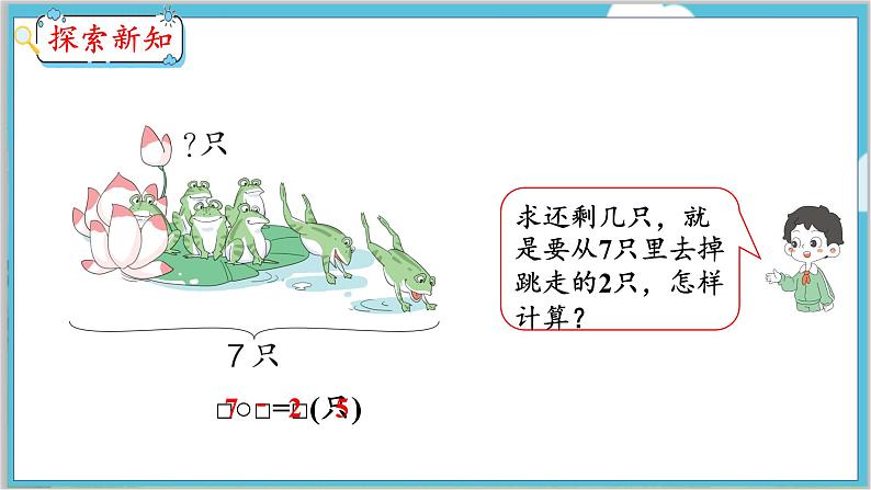 5.5 解决问题（2） 人教数学一年级上册【教学课件】05