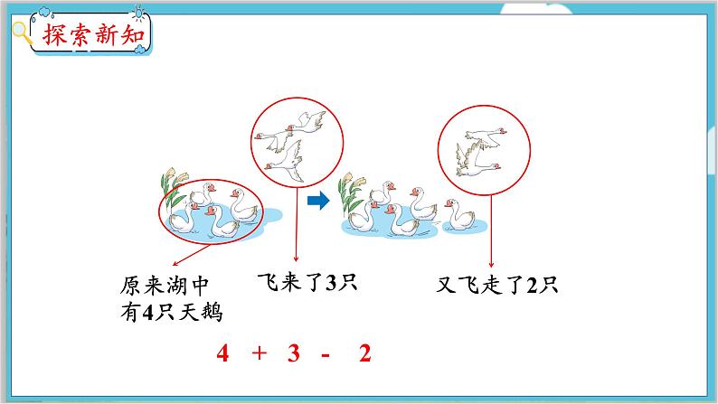 5.13 加减混合 人教数学一年级上册【教学课件】05