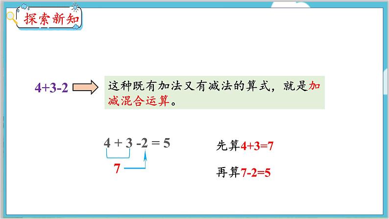 5.13 加减混合 人教数学一年级上册【教学课件】06