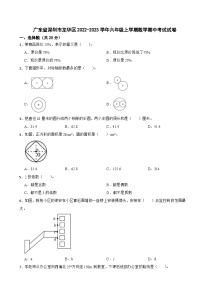 广东省深圳市龙华区2022-2023学年六年级上学期数学期中考试试卷