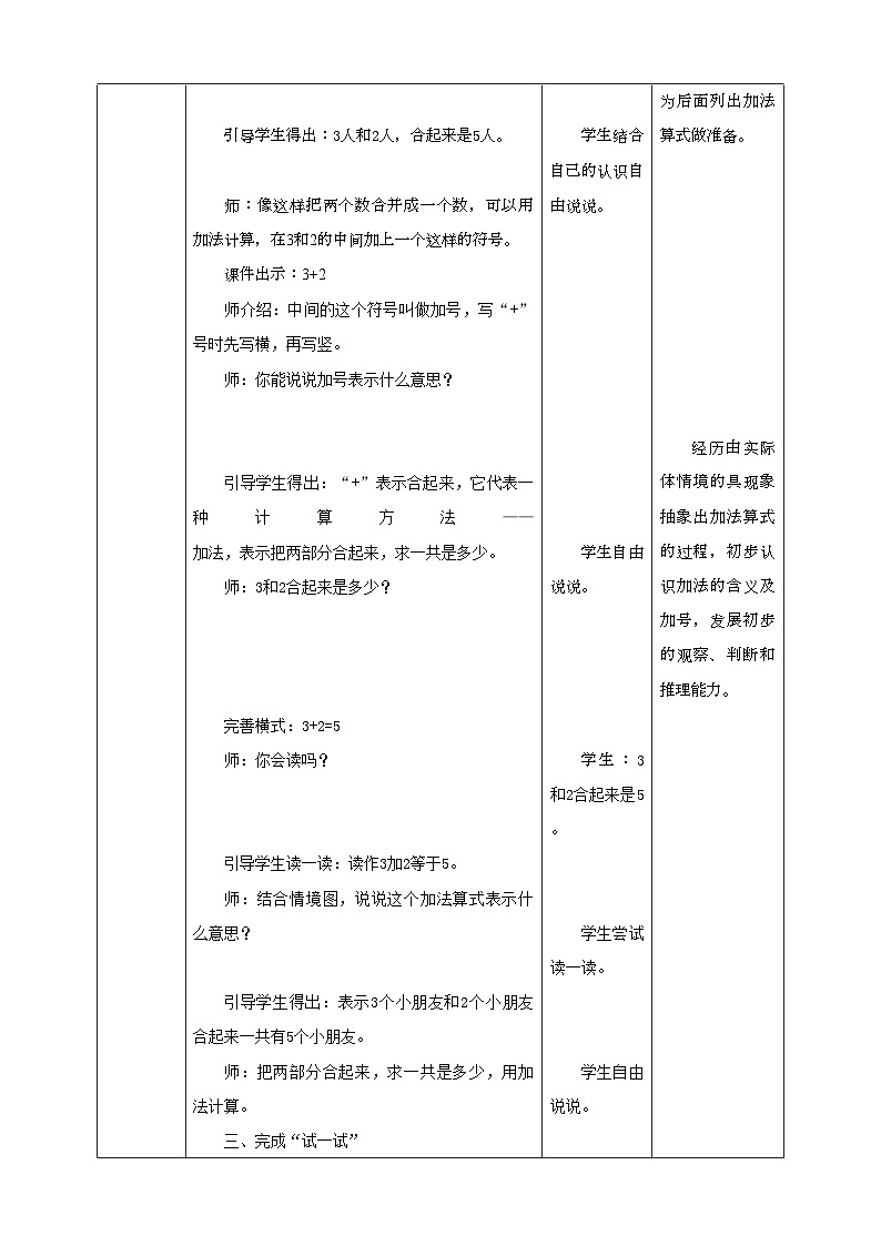 苏教版一上8.1《5以内的加法》（课件+教案+导学案）03