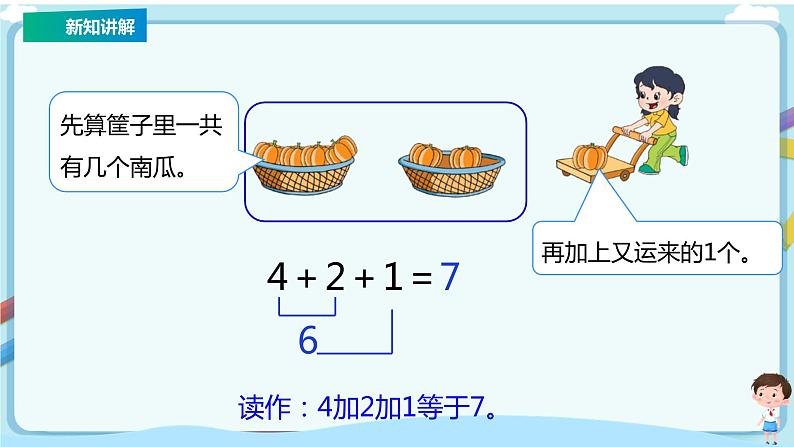 苏教版一上8.11《连加、连减》（课件+教案+导学案）06