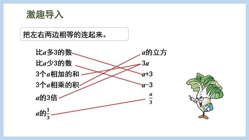 总复习 数与代数 第8课时 式与方程（课件）苏教版六年级下册数学02