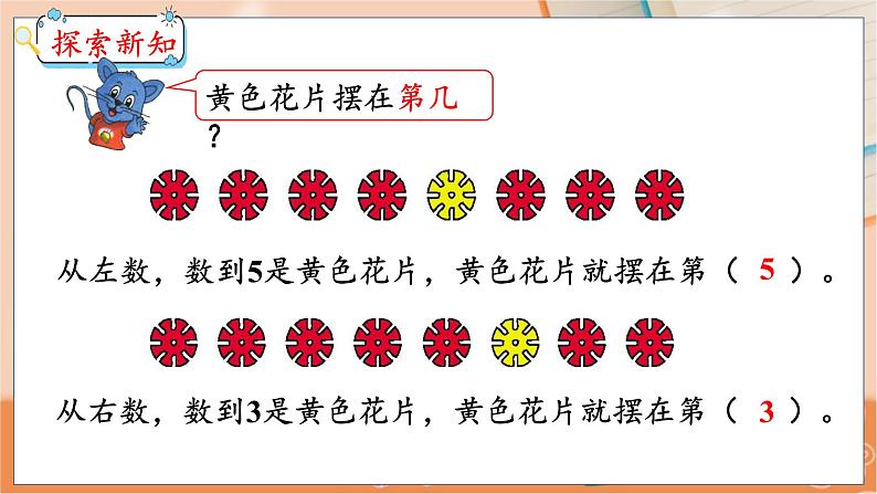 第2单元 第7课时 几个和第几个 冀教数学一年级上册【教学课件】07